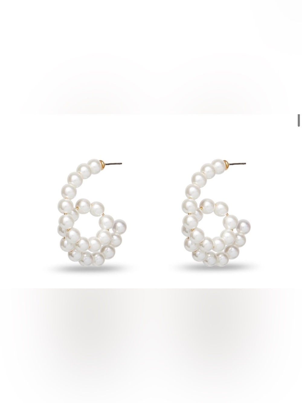 🩶LELE SADOUGHI PEARL LOOP-DE-LOOP EARRINGS - NWT🩶